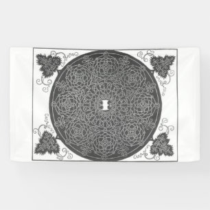 Elaborate Knot Pattern (by Albrecht Dürer) Banner