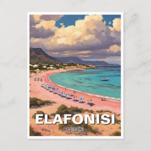 Elafonisi Elafonissi Beach Crete Greece Travel Postcard