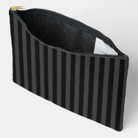 Elagnat Black & Smoky Black Vertical Stripes 