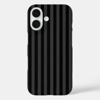 Elagnat Black & Smoky Black Vertical Stripes 