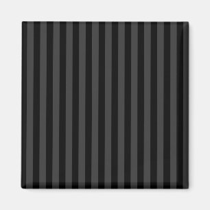 Elagnat Black & Smoky Black Vertical Stripes  Magnet