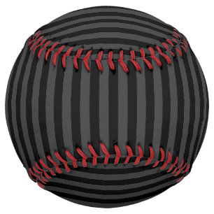 Elagnat Black & Smoky Black Vertical Stripes  Softball