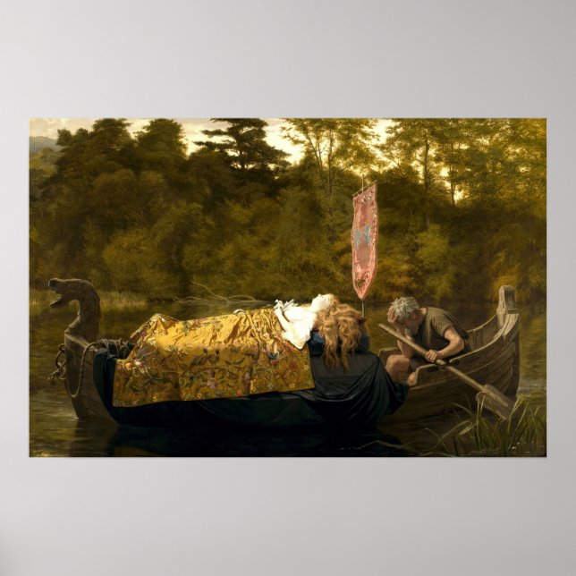 Elaine by Sophie Anderson Poster (Front)