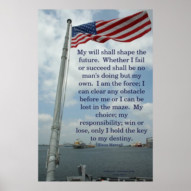 Elaine Maxwell Quote Poster (Front)