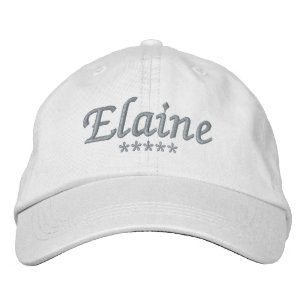 Elaine Name Embroidered Hat
