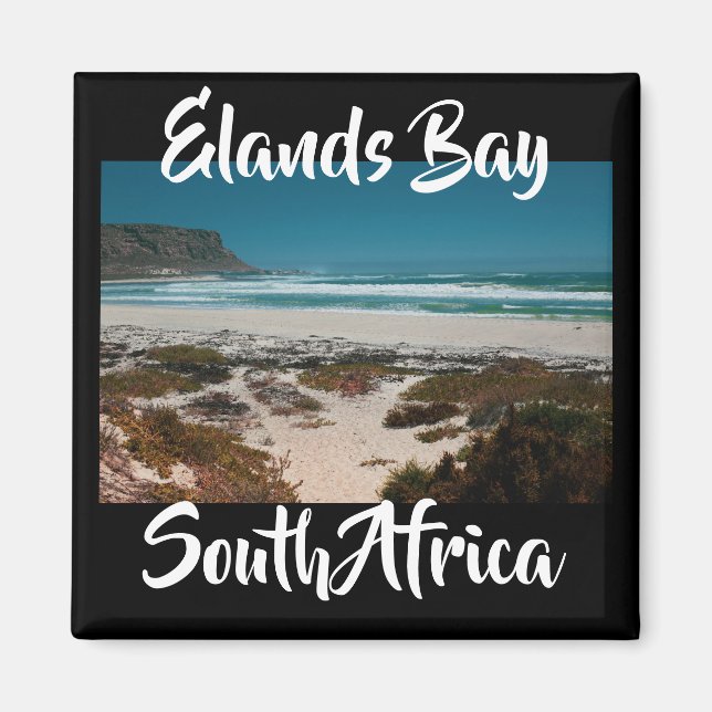Elands Bay South Africa Ocean Beach View Magnet (Front)