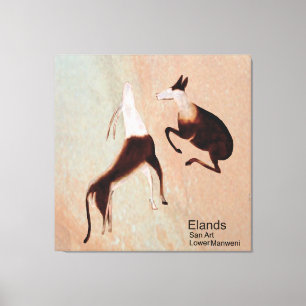 Elands of Manweni Canvas Print