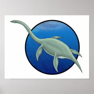 Elasmosaurus Poster