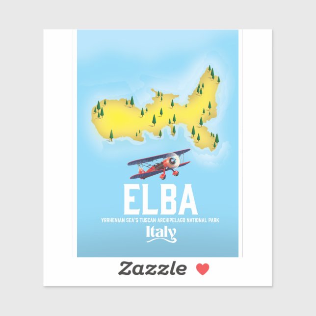 Elba, Tyrrhenian Sea ,Tuscan ,Italy travel poster (Sheet)