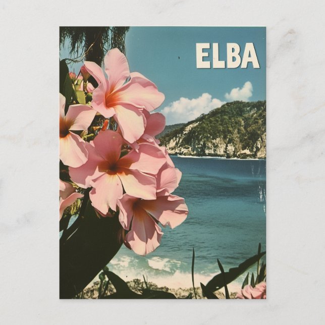 Elba Vintage Postcard (Front)