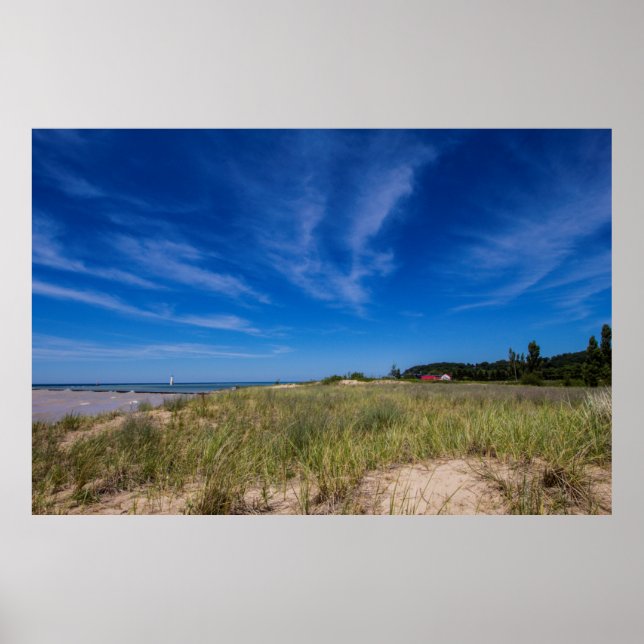 Elberta Beach, Michigan Poster (Front)