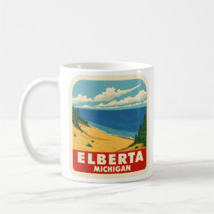 Elberta Michigan Vintage Coffee Mug