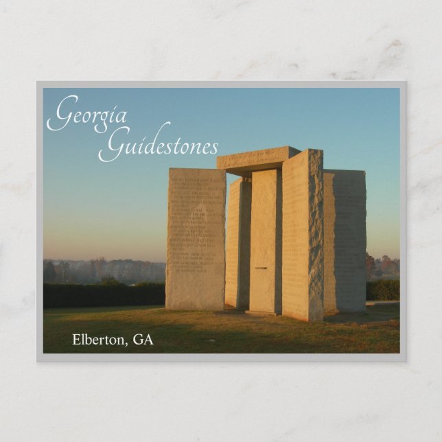 Elberton Georgia US Postcard GA (Front)