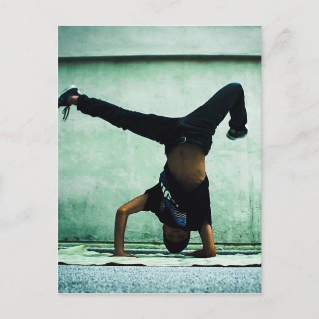 Elbow freeze cool design postcard (Front)