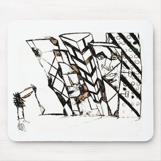 elbow spike mouse mat (Front)