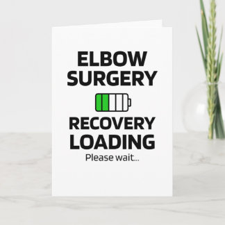 Elbow Surgery Recovery | Elbow Arthroscopy Surgery Card