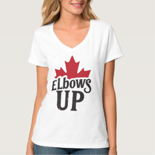 Elbows Up – Bold Canadian Spirit T-Shirt