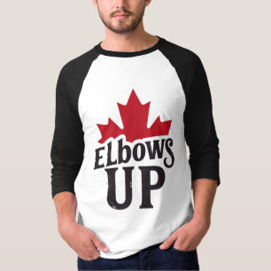 Elbows Up – Bold Canadian Spirit T-Shirt