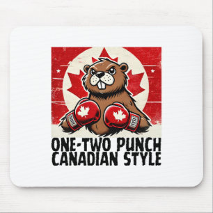 Elbows Up Canada Canadian Counter Tariffs Beaver B Mouse Mat