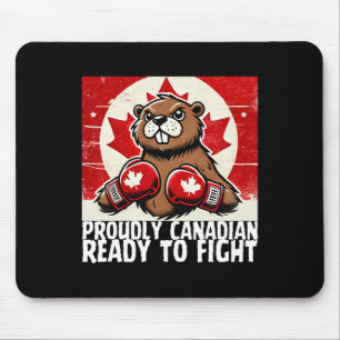 Elbows Up Canada Canadian Counter Tariffs Beaver B Mouse Mat