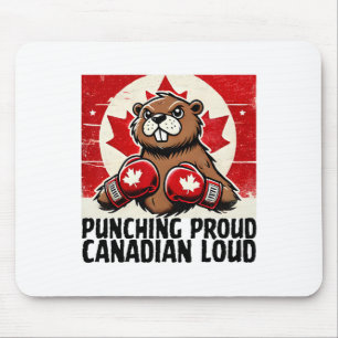 Elbows Up Canada Canadian Counter Tariffs Beaver B Mouse Mat