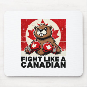 Elbows Up Canada Canadian Counter Tariffs Beaver B Mouse Mat