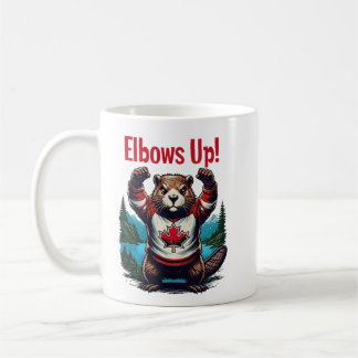 Elbows Up Canada Coffee Mug