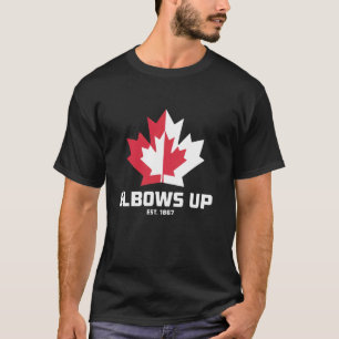 Elbows Up Canada Est 1867 Proud Canadian Strong Ca T-Shirt