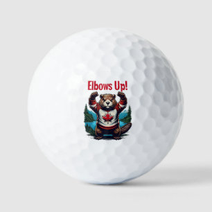 Elbows Up Canada Golf Balls