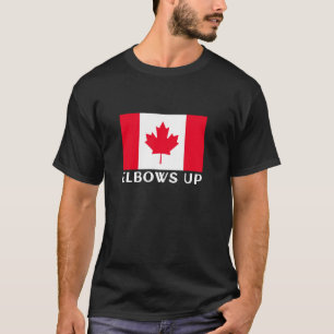 ELBOWS UP CANADA IS NOT FOR SALE Canadian Flag Nev T-Shirt