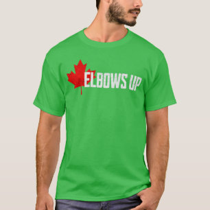 Elbows Up Canada Political Protest Proud Canadian T-Shirt