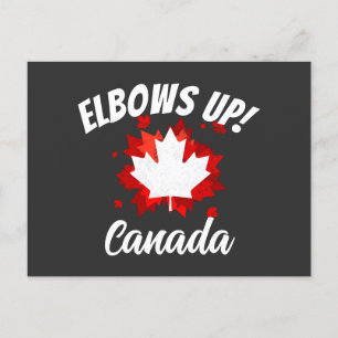 Elbows Up! Canada Postcard