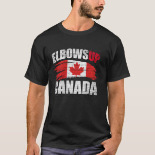 Elbows Up Canada Shirt Men Tee Women Top Canadian