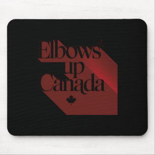 Elbows Up Canada Sticker2 Mouse Mat