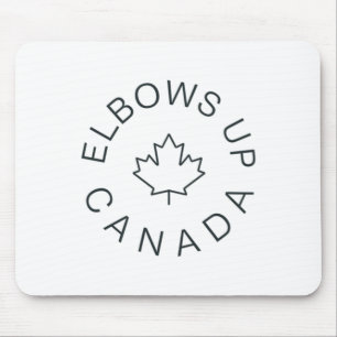 Elbows Up Canada Sticker6  Mouse Mat
