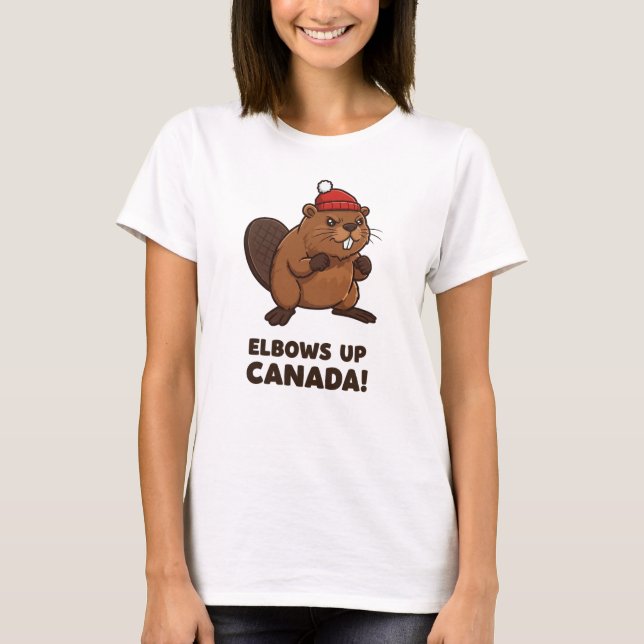 Elbows Up Canada T-Shirt (Front)