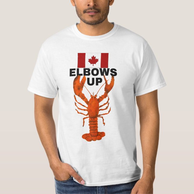 Elbows Up, Canada T-Shirt (Front)