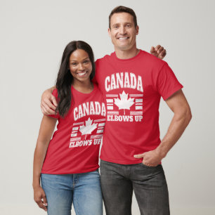 Elbows Up Canada. T-Shirt