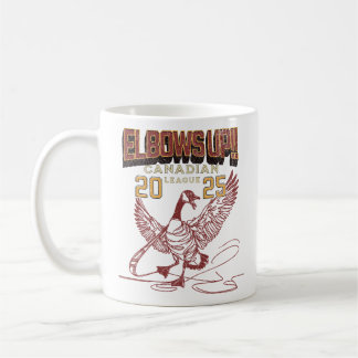 Elbows UP! Canadian League Canada Geese Coffee Mug