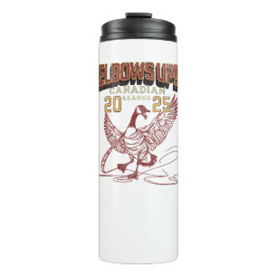 Elbows UP! Canadian League Canada Geese Thermal Tumbler