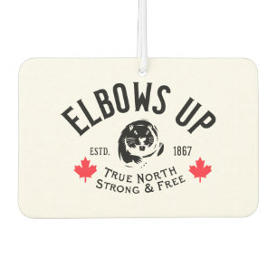 Elbows Up! Car Freshener