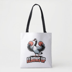Elbows Up – Fighting Canadian Goose Tote Bag
