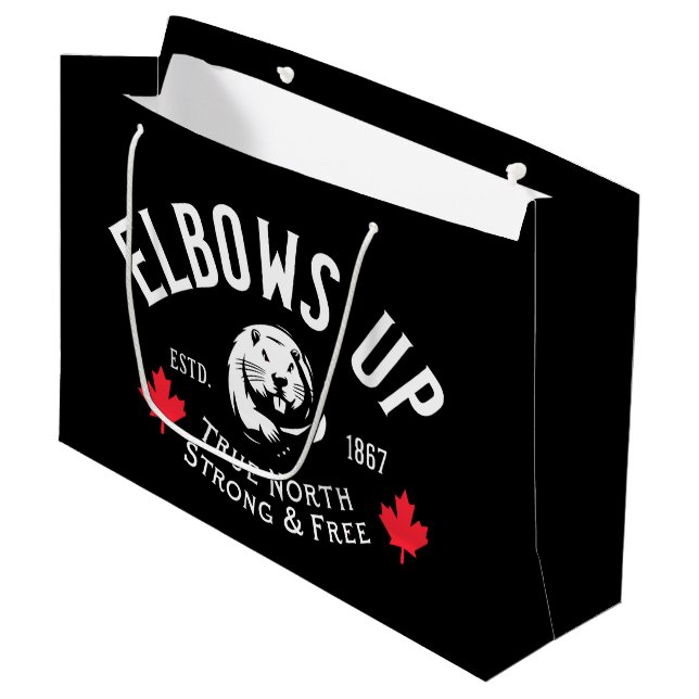 Elbows Up! Gift Bag (Front Angled)