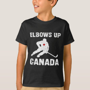 Elbows Up Hockey Canada Not For Sale Never 51st Pr T-Shirt