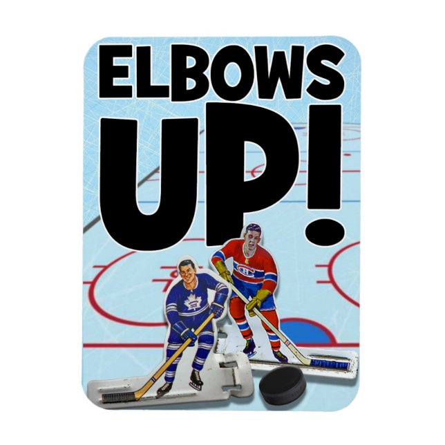 Elbows Up! Magnet (Vertical)