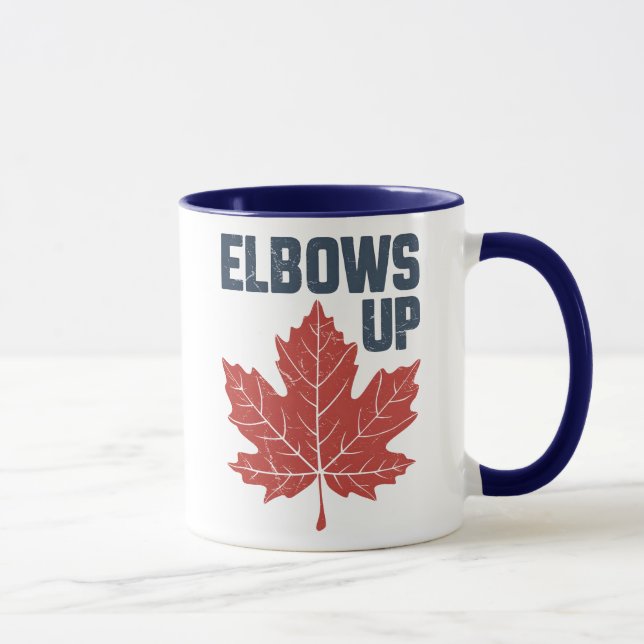 Elbows Up  Mug (Right)