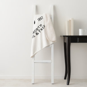 Elbows Up! Sherpa Blanket