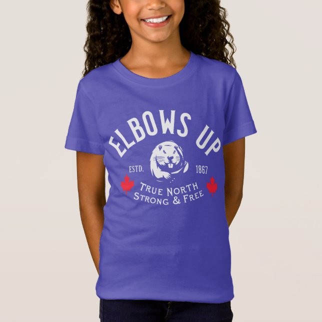 Elbows Up! Shirt #3 (Front)