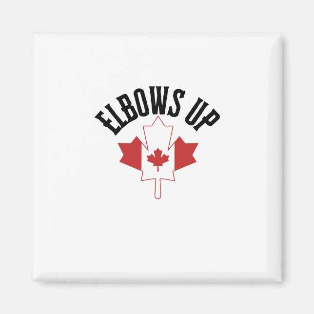 Elbows Up Sticker1  Magnet (Front)