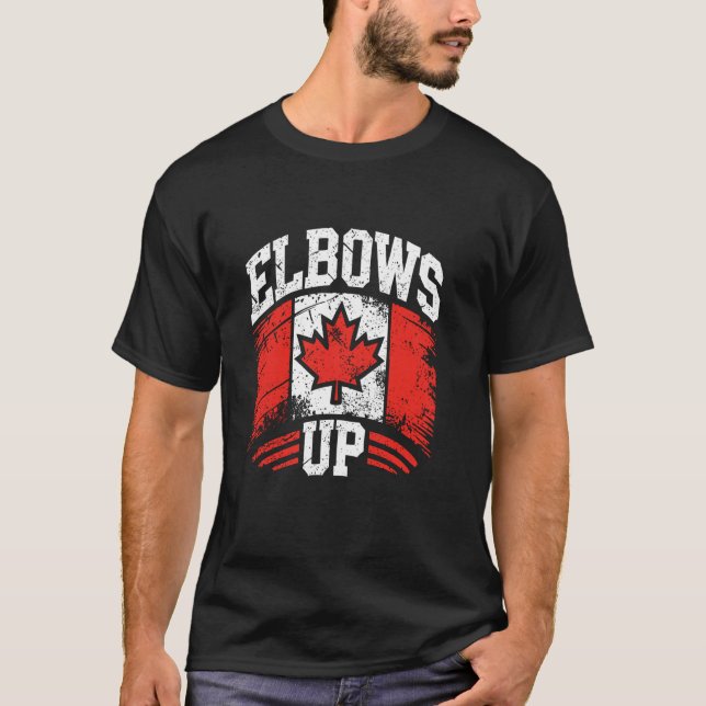 Elbows Up T-Shirt (Front)